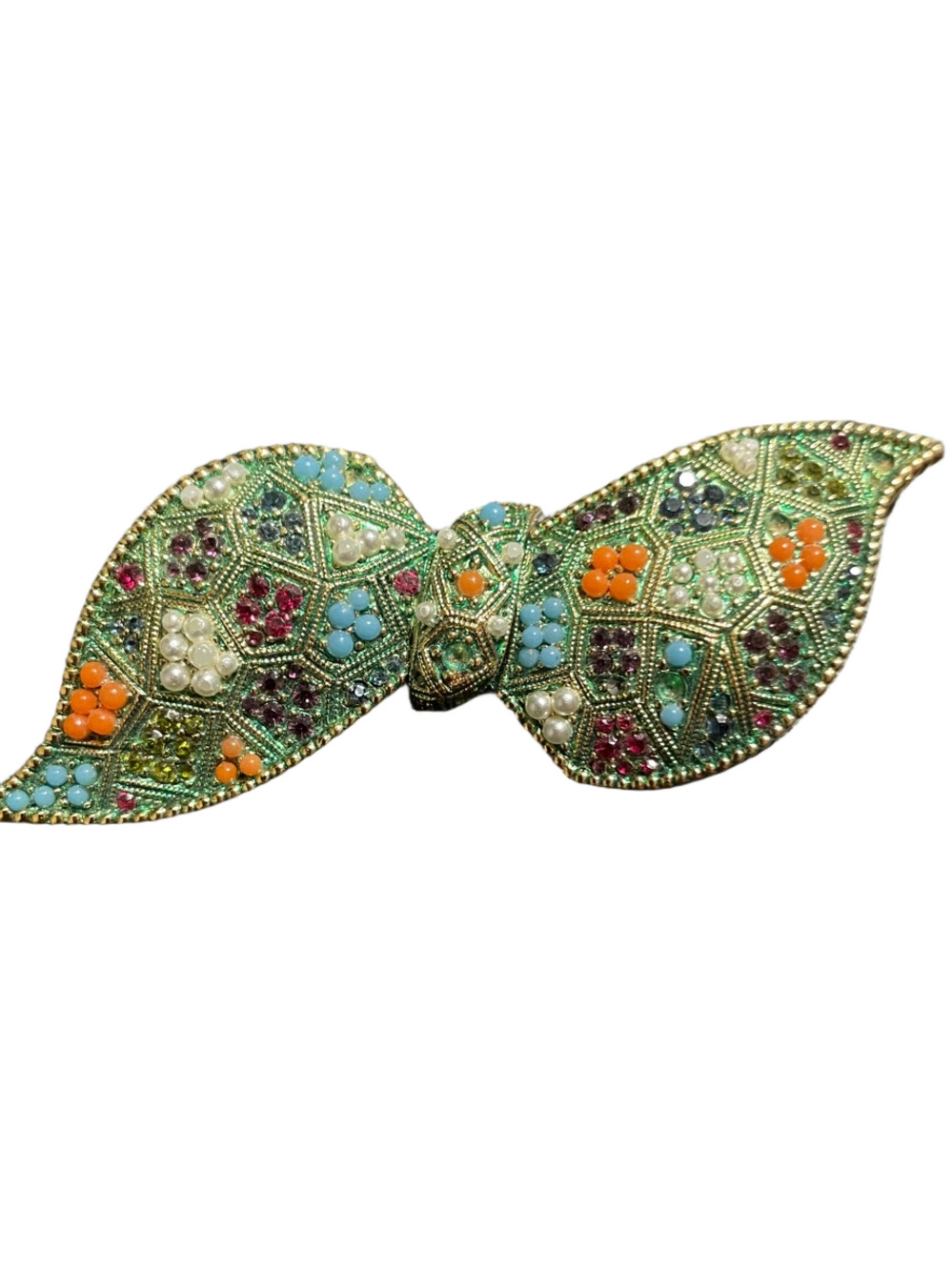 Vintage D’Orlan Buried Treasure Bow Brooch